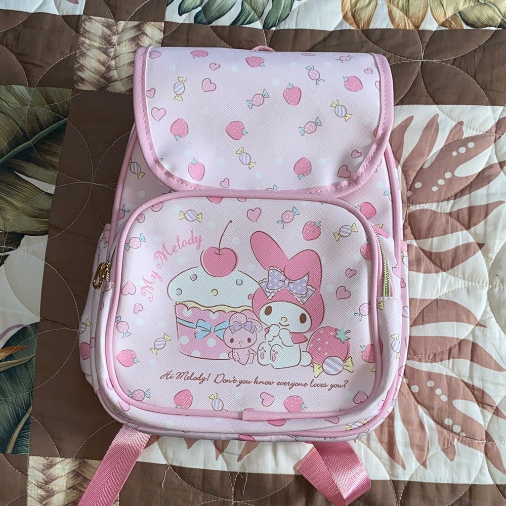 NWOT My Melody Pink mini Backpack